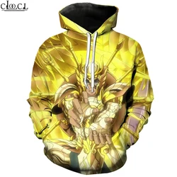 2021  New Fashion Knights of The Zodiac 3D Print Harajuku Hoodie Sweatshirt Unisex Hipster Autumn All-match Tops