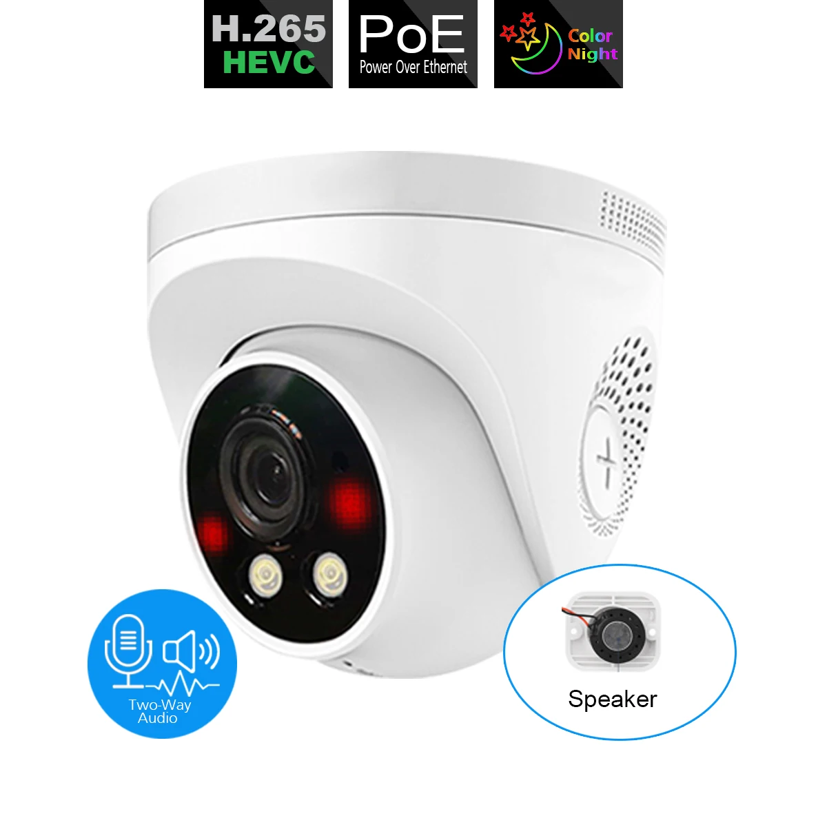 Imagem -05 - Toprohomie H.265 Mais 16ch Poe Nvr Sistema de Segurança ai 5mp Cor da Noite Áudio em Dois Sentidos Kit Câmera ip Interior 5mp Vigilância Vídeo Conjunto