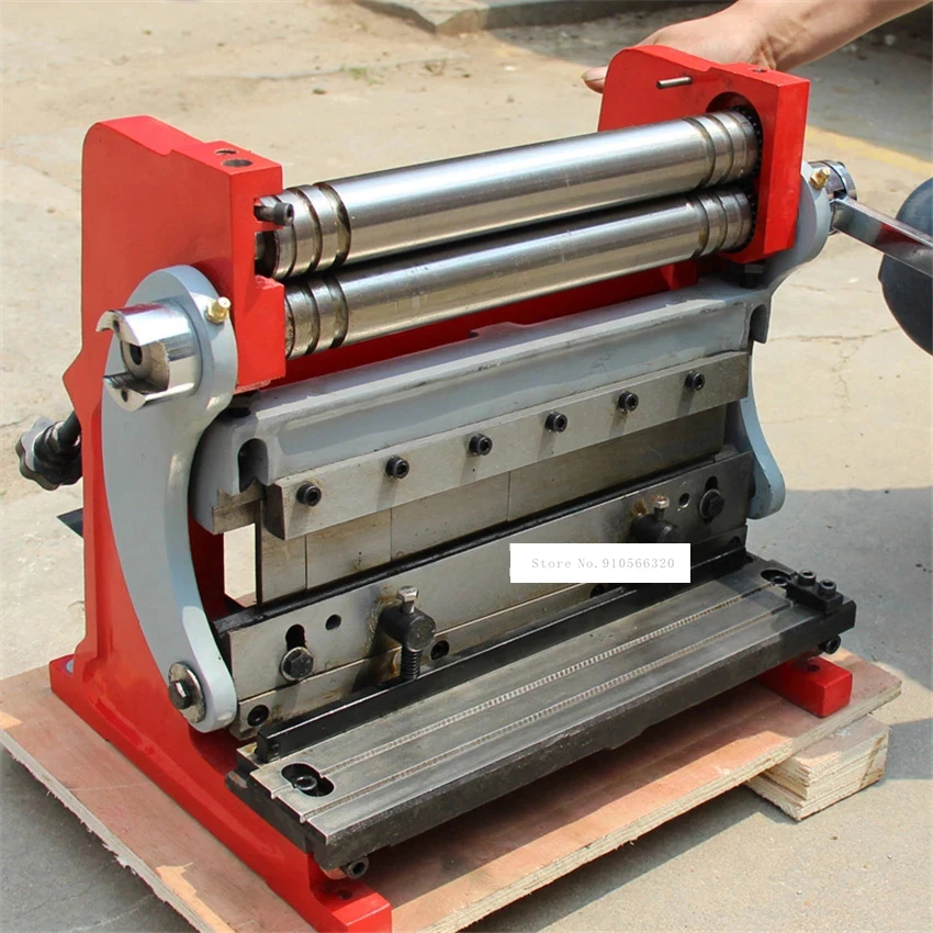 XL-305 Multifunctional Three-in-one Manual Shearing Machine Copper Aluminum Plate Bending Machine Iron Plate Rolling Machine