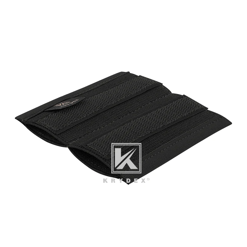 KRYDEX-Bolsa de inserción de doble revista de pistola para Micro Fight MK3 MK4, aparejo de pecho, estilo Spiritus, soporte de revista incorporado elástico BK