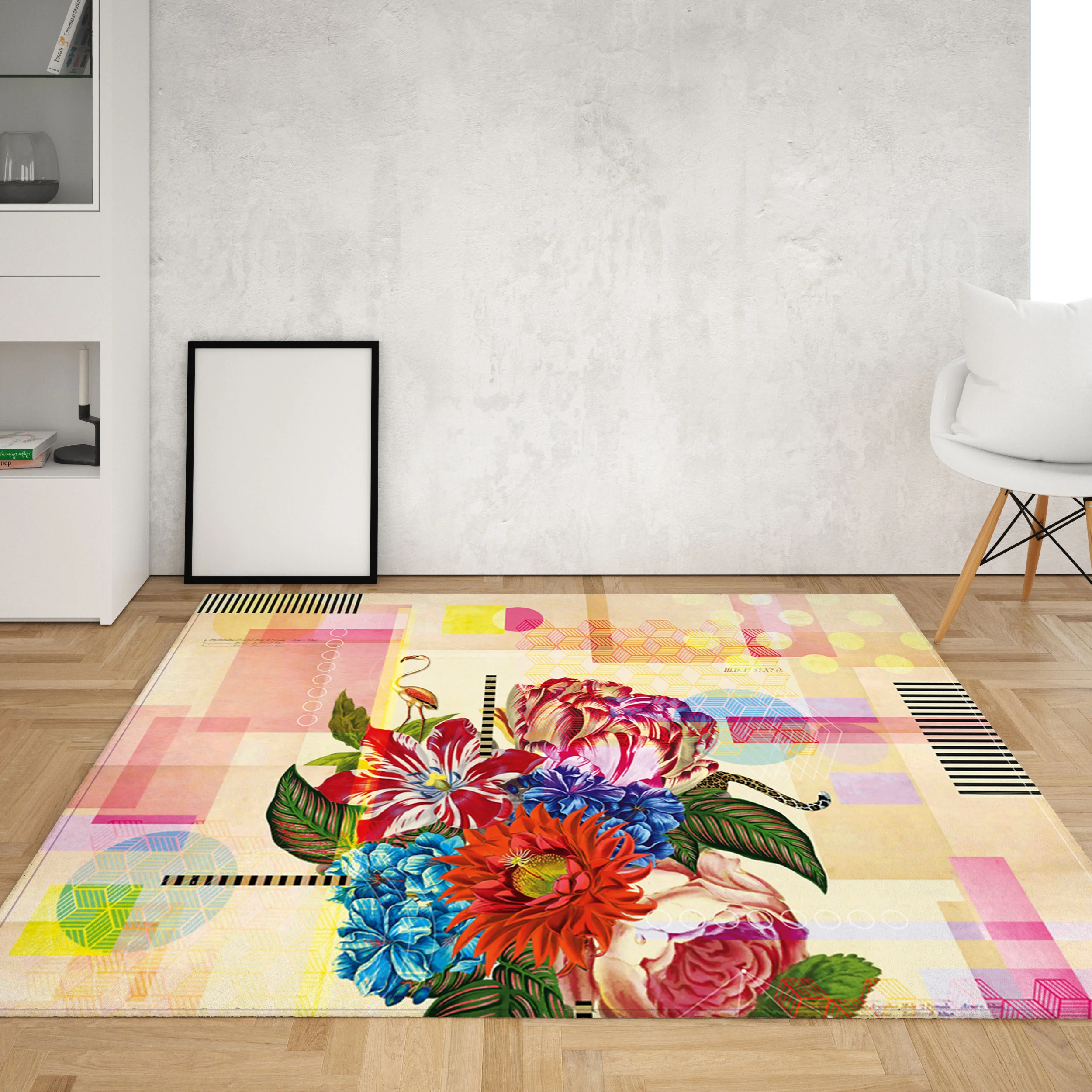 

Sun Flowers Area Rugs Bamboo Kitchen Sofa Floor Mat Living Room Bedroom Bathroom Decoration Large Carpet Print Oil Painting