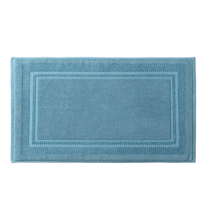 

AHSNME 5pcs 100% cotton 75x45cm kitchen bathroom door floor towel bathtub non-slip absorbent towel Royal hotel bathroom doormat