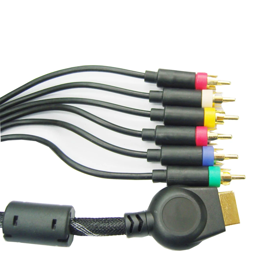 5pcs Component AV Audio Video  Cable   AV Cable  cord for Sony for  PS3