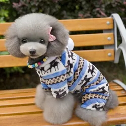 Soft Warm Dog Coat Jacket Fleece Dog clothes costume For Small Dog Yorkshire Chihuahua Clothing Winter Warm Jumpsuits