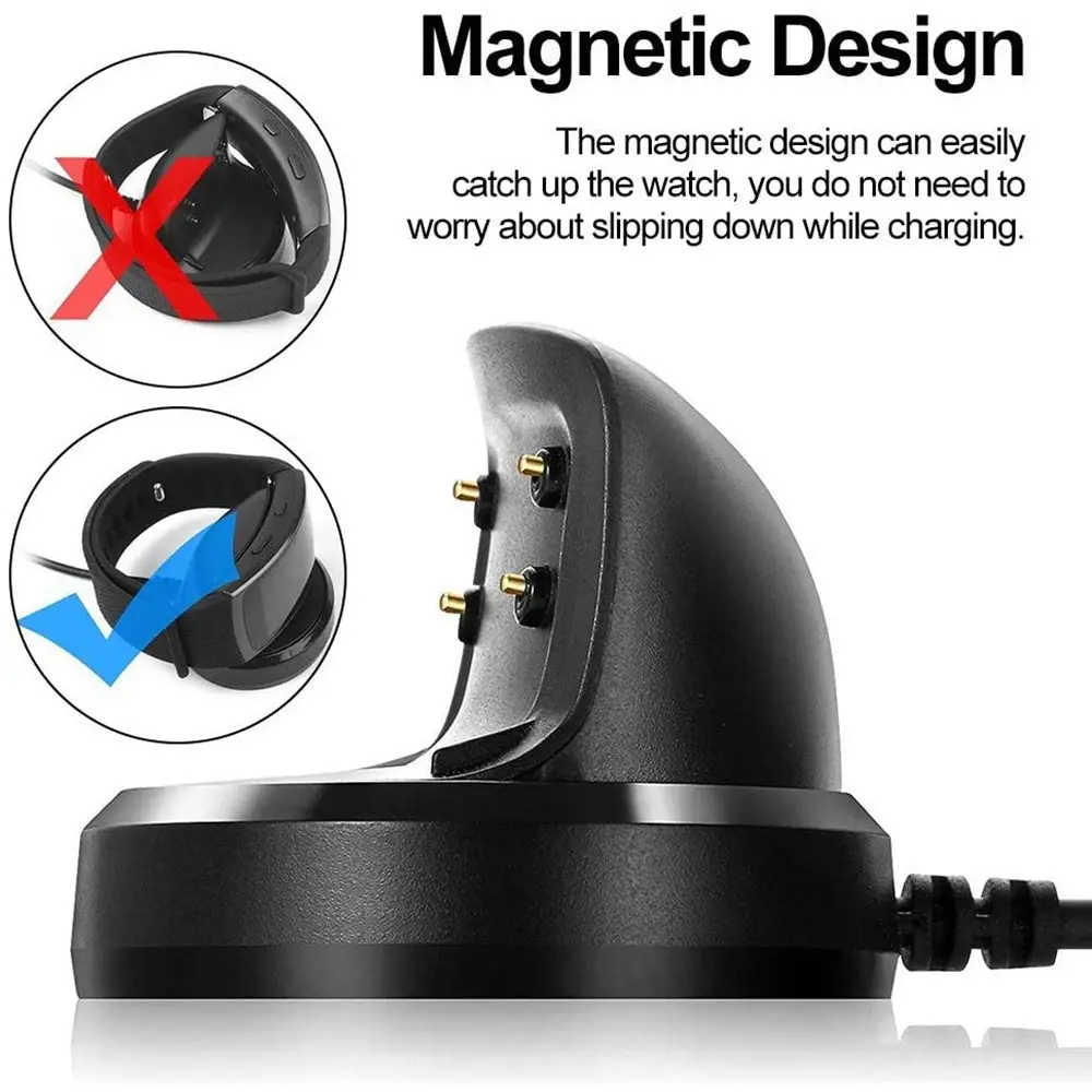 Charger for Samsung Gear Fit 2, Replacement USB Charging Cable for Samsung Gear Fit2 Pro SM-R365/ Gear Fit2 SM-R360