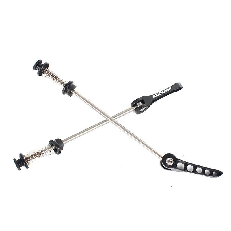 Titanium Alloy Bicycle Hubs Screw Rods, Axis Screw, QR Skewer Lever Parts, Bike Quick Release, 1 Pair