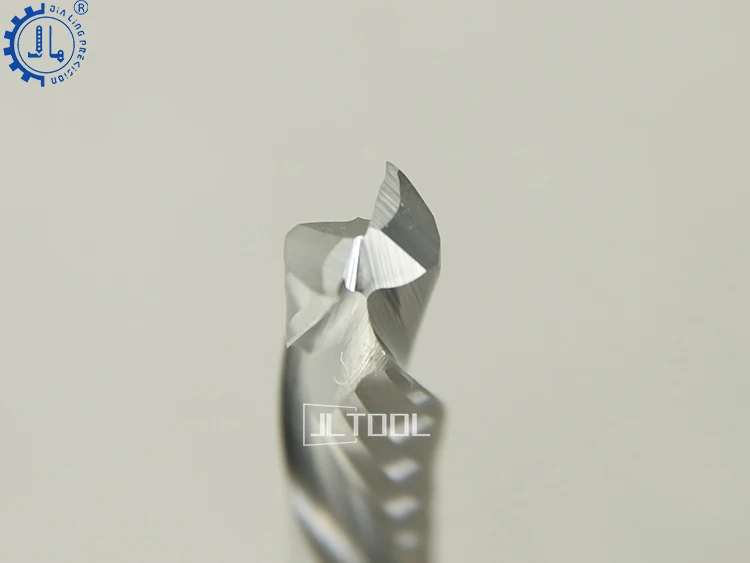 JIALING Two Flutes Up&Down Spiral Double Edge Compound End Mill For Acrylic Plexiglass And Solid Wood 2 Flute Milling Cutter