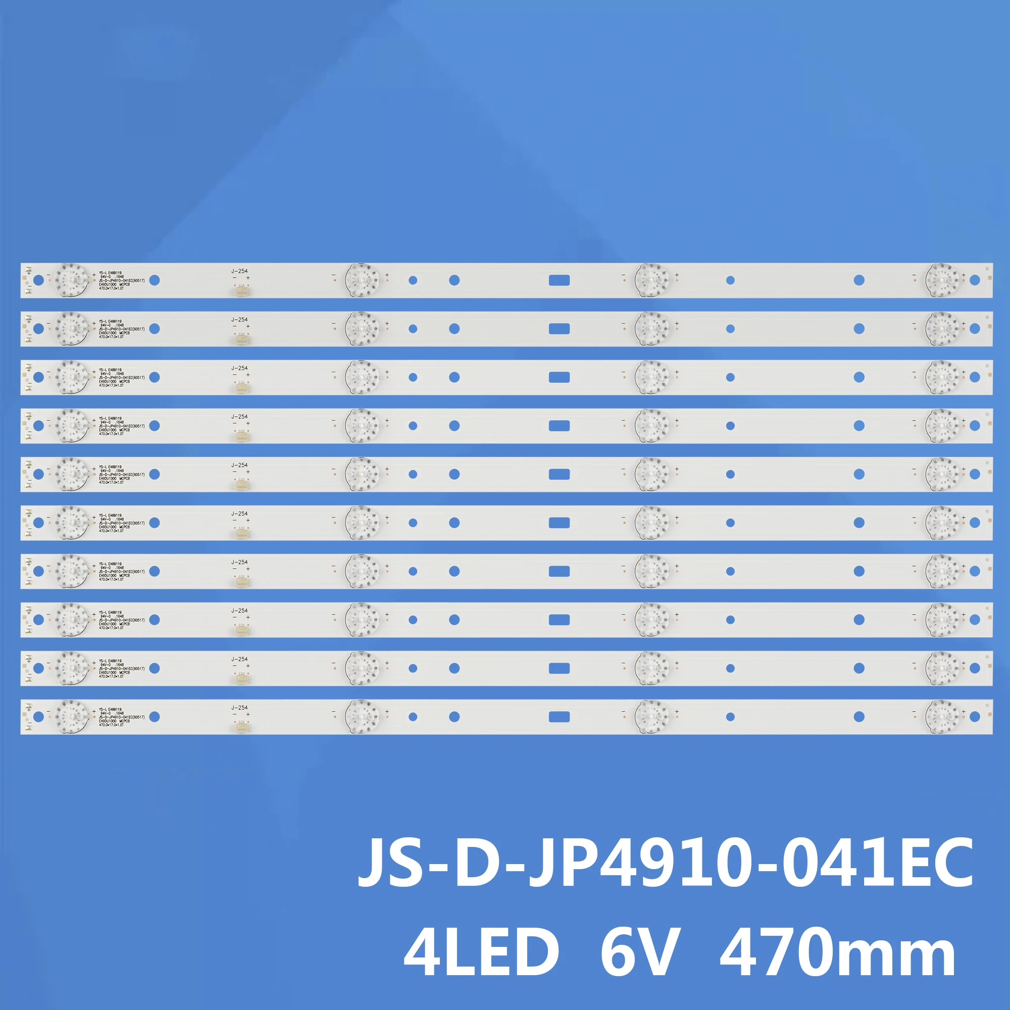 LED Backlight Strips JS-D-JP4910-041EC(60517) DU49-1000 for 49AX3000 for YS-L E469119 E49DU1000 Mcpcb CTV5035SMART