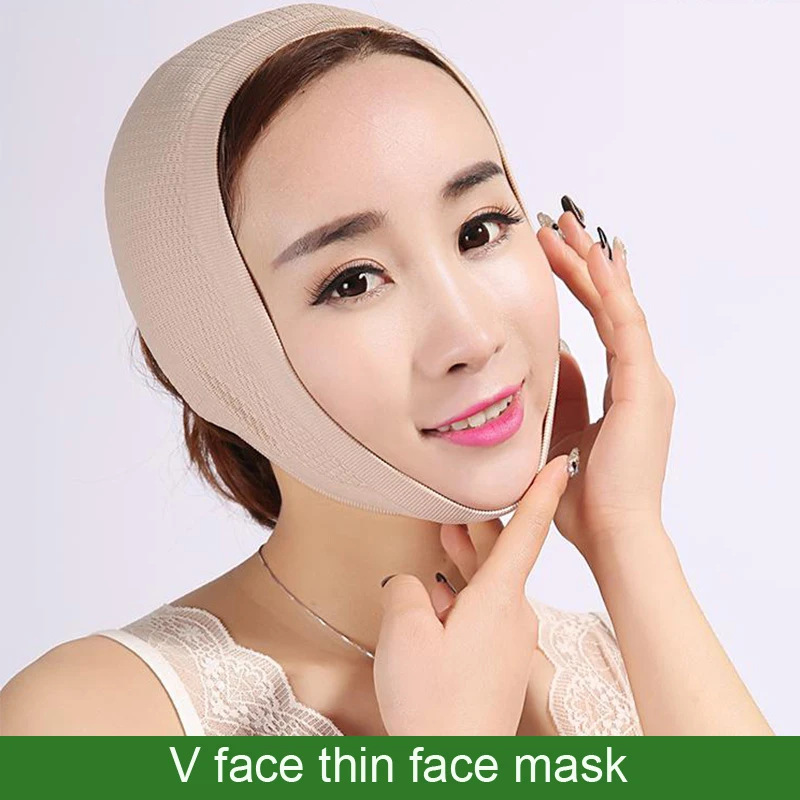 

Recovery of bandage after thread carving Face mask V face artifact Thin double chin Face firming