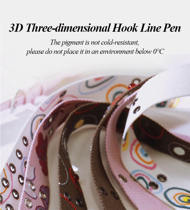 French Pebeo 1pc Three-dimensional Hook Line Pen Comic Manicure Painting Writing Art Student Stationery Hand-painted Handmade