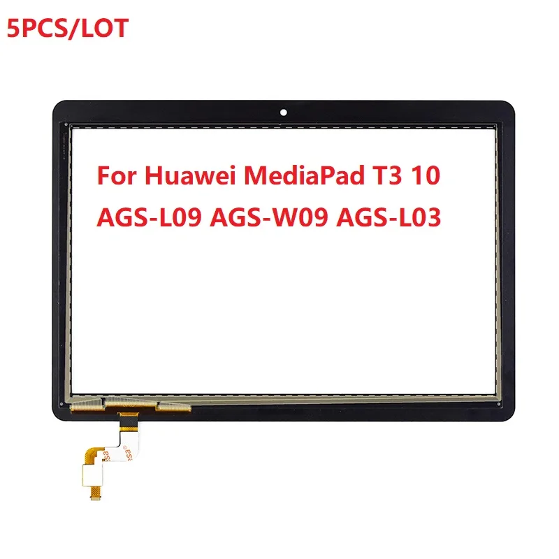 

5PCS/LOT 9.6" Touch For Huawei MediaPad T3 10 AGS-L09 AGS-W09 AGS-L03 Touch Screen Digitizer Sensor Tablet PC Replacement Parts