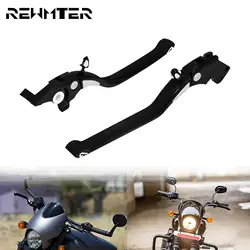 2xMotorcycle CNC Regulator Brake Clutch Lever Black Adjustable For Harley Street 500 750 2016 2017 2018 2019 2020