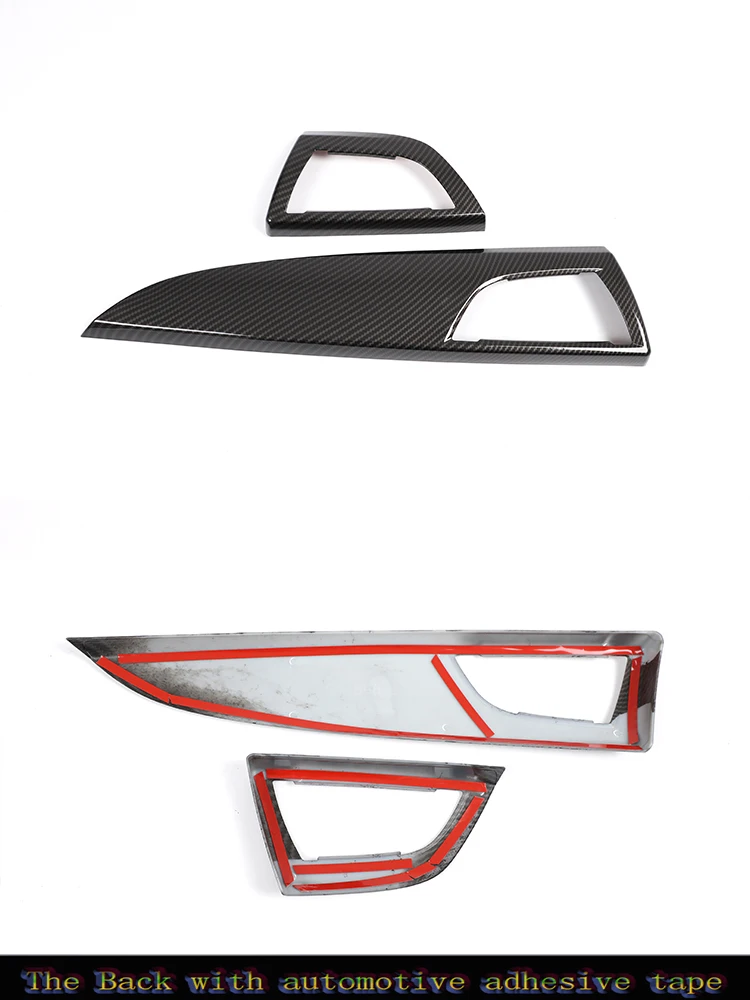 ABS Carbon Faser Auto Dashboard Seite Air Outlet Panel Trim Abdeckung Für BMW 1 2 Serie F20 F21 F22 f23 2012-2017 Innen Zubehör – Detail 8