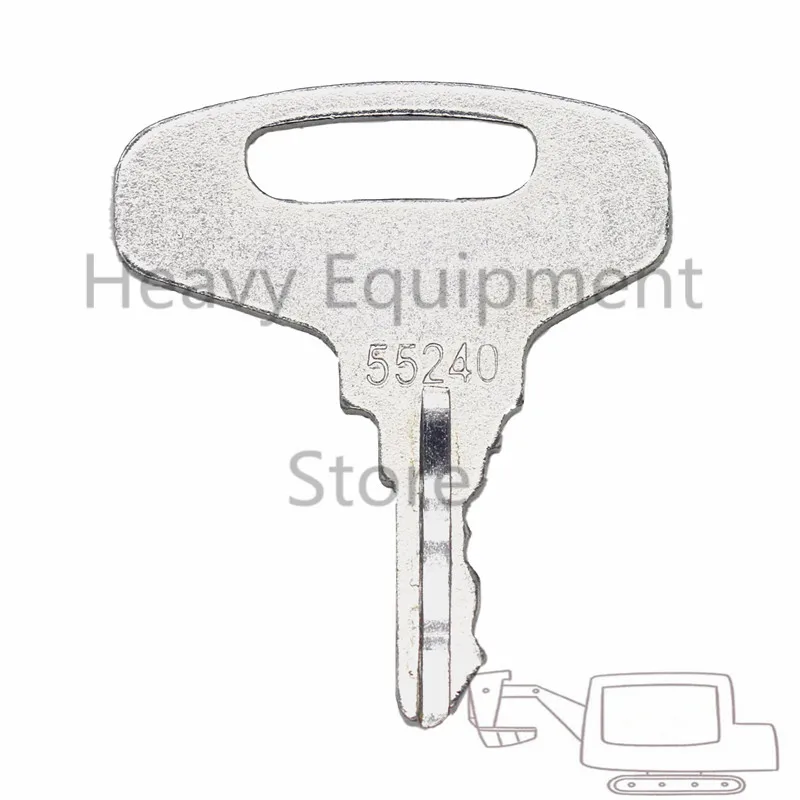 1 Piece 66711-55240 Ignition Key For Allmand Broce GEHL Kubota Tennant Bruce Lay-Mor Gel Cub-Cadet  Thomas