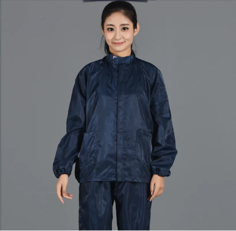 Woman men dust proof anti-static working suits uniforms Coveralls car workshop painting clean room garment dust-free suit