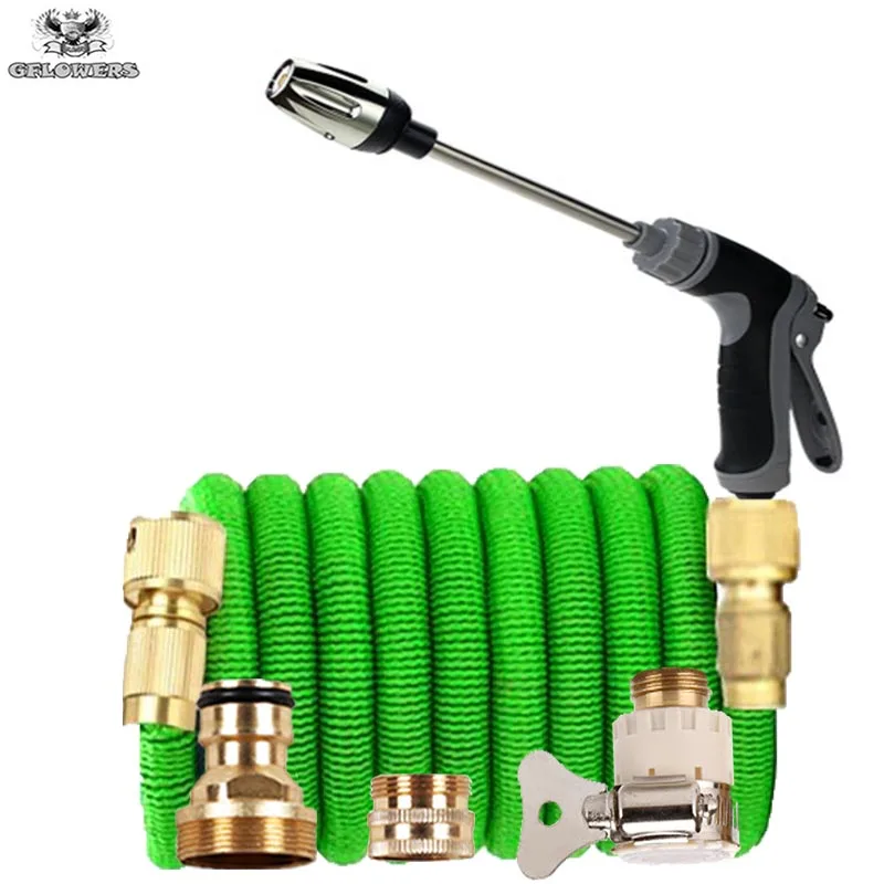 

Direct telescopic garden hose magic garden watering hose adjustable nozzle EU high pressure water pipe laundry room system