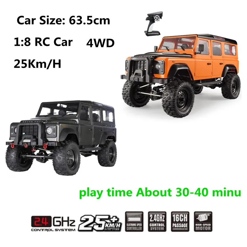 

Large RC Car 4WD 1:8 63CM 4WD Radio Remote Control Car RC Buggy Climbing Metal Beam Truck For Children Adults