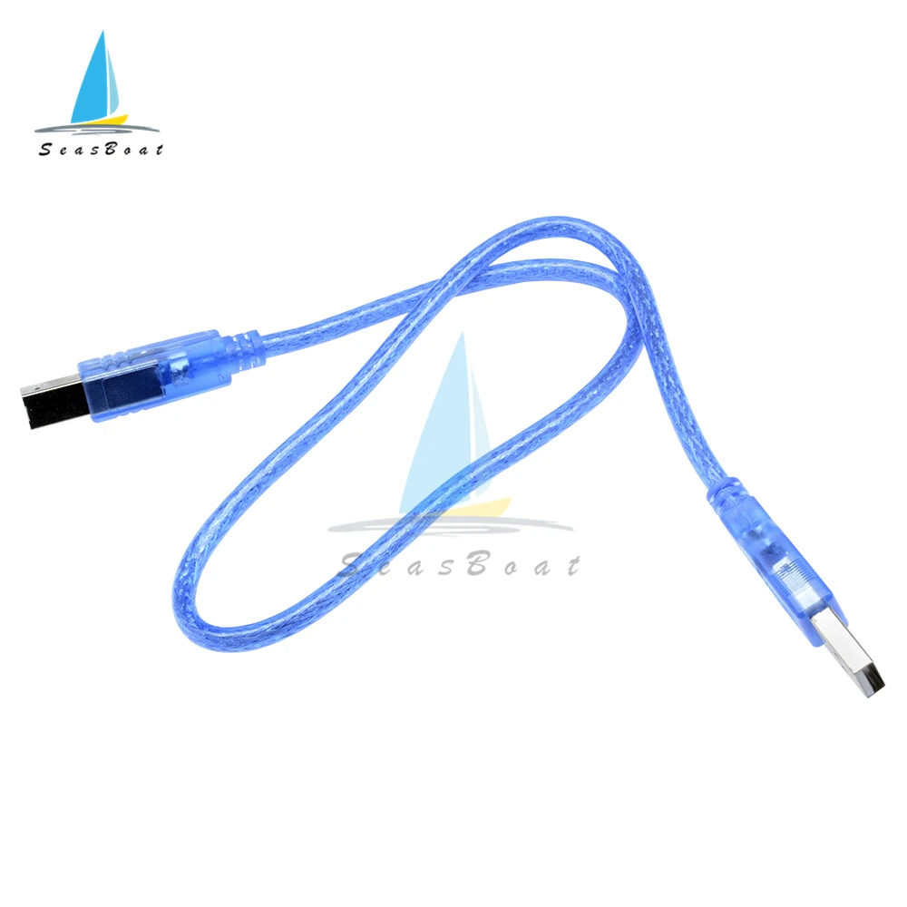 30cm/50cm/100cm USB Cable Mega 2560 R3/ ADK USB-A to USB-B for arduino