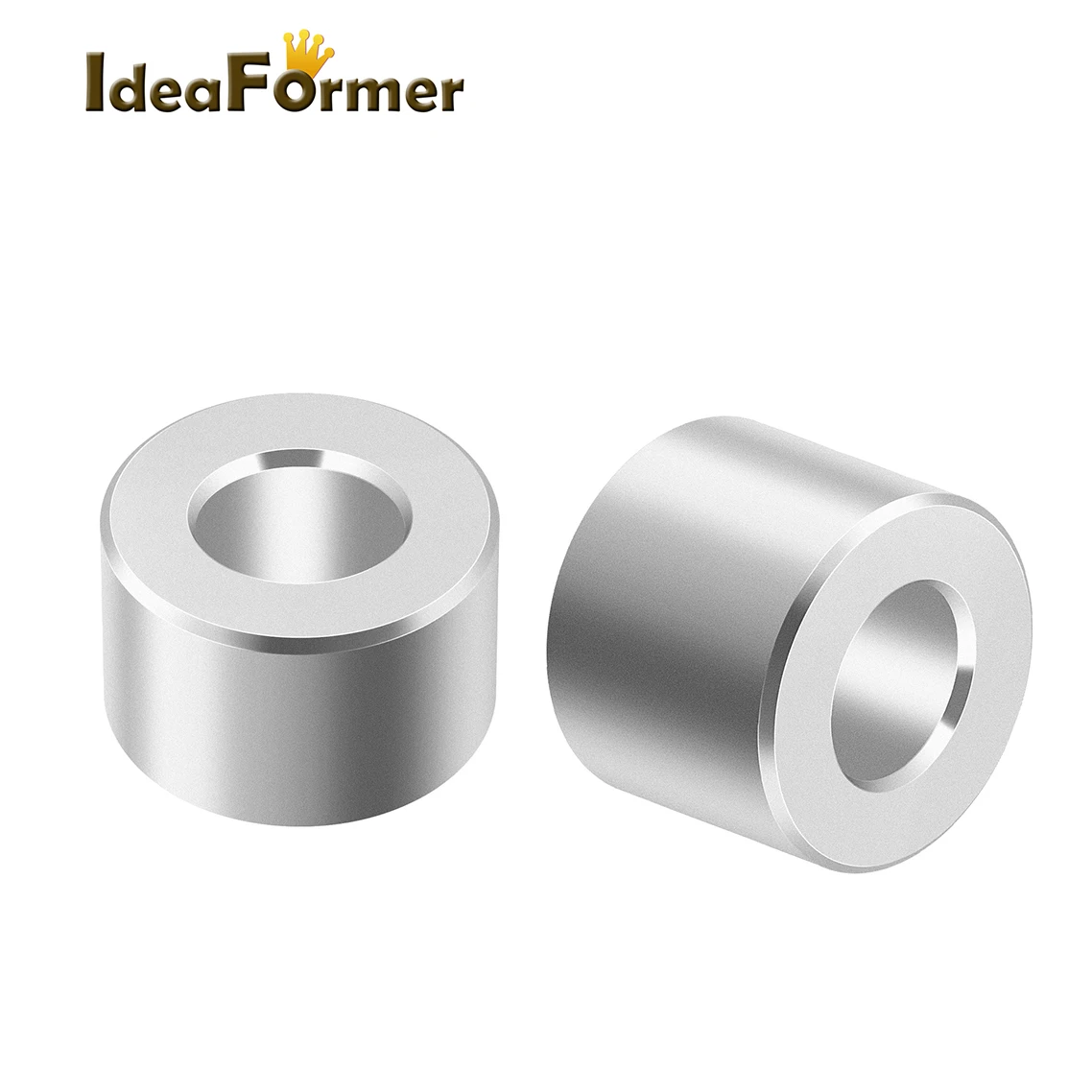 10/20 stücke V-Slot Isolation Spalte 3D Drucker Teile Openbuilds Aluminium Spacer Quarantäne Bohrung 5 MM Höhe 6/8mm Für 3D Pulley