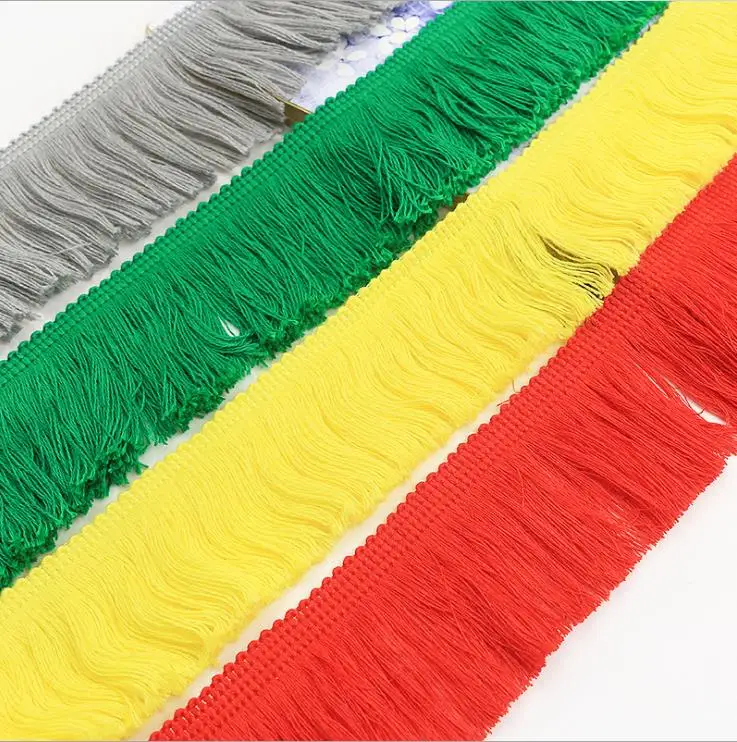 10 Yard/Lot 5CM Baumwolle Quaste Handgemachte DIY Kleidung Dekorative Band Spitze Trim Vorhang Sofa Zubehör