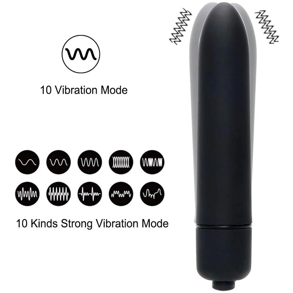 Mini Vibromasseur à Balles Imperméables pour Femme, Sex Toys, emouf Vibrant, Clitoris, Éthicateur de Point G, Vibromasseur Gode, 10 Morts