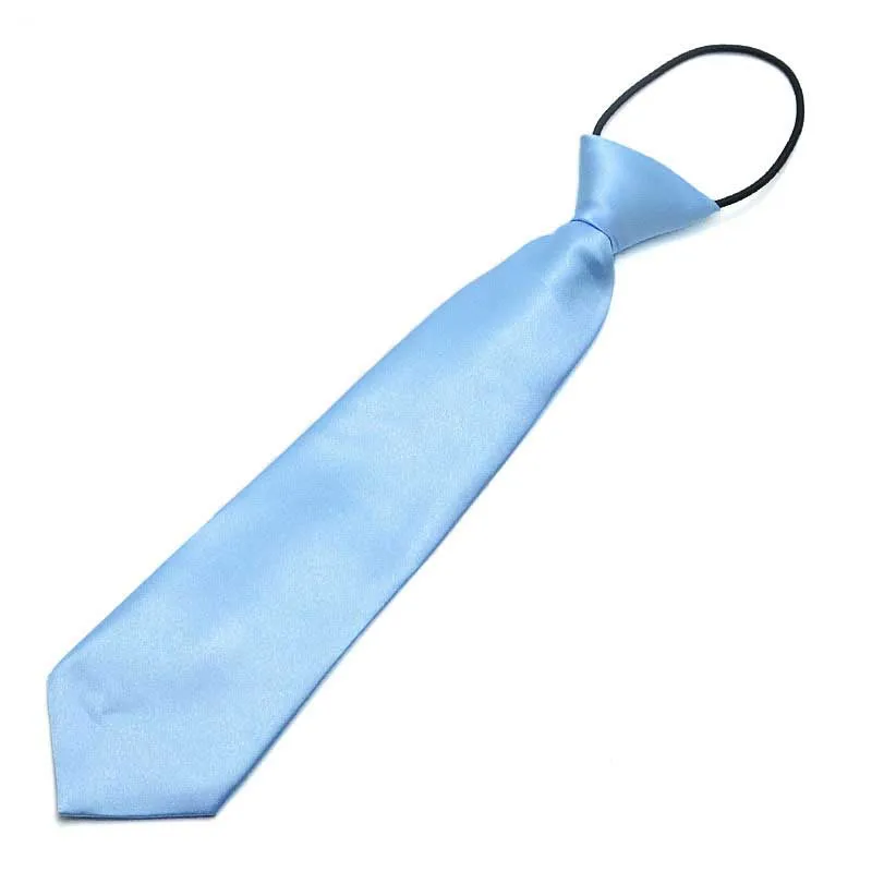Kid Boy Solid Classic Neck Tie, Wedding Party Gift
