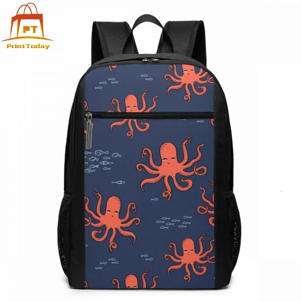 

Octopus Backpack Octopus Backpacks Shopping High quality Bag Pattern Student Multi Purpose Trending Bags