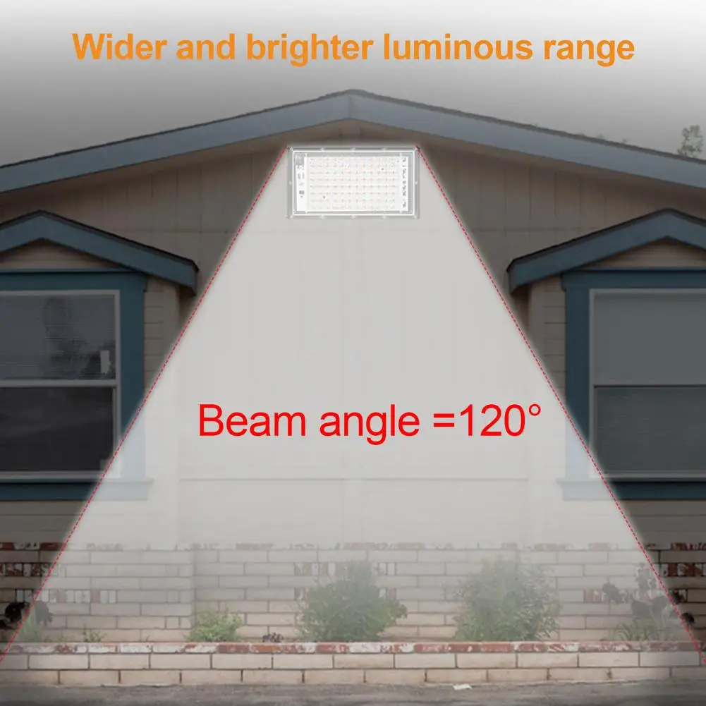 50W/100W Led กลางแจ้งน้ำท่วม6000K Floodlight Spotlight IP65กันน้ำ LED โคมไฟ Weatherproof ภูมิทัศน์แสง