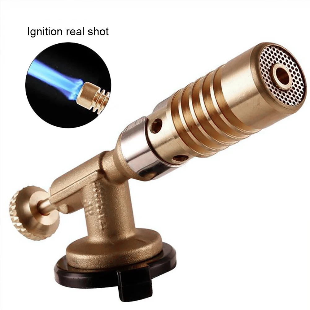 

Portable Weld Torch Flame Gun Nozzle Blowtorch Copper Flame Butane Gas-Burner Lighter High Temperature Propane Pipe Heater Weld