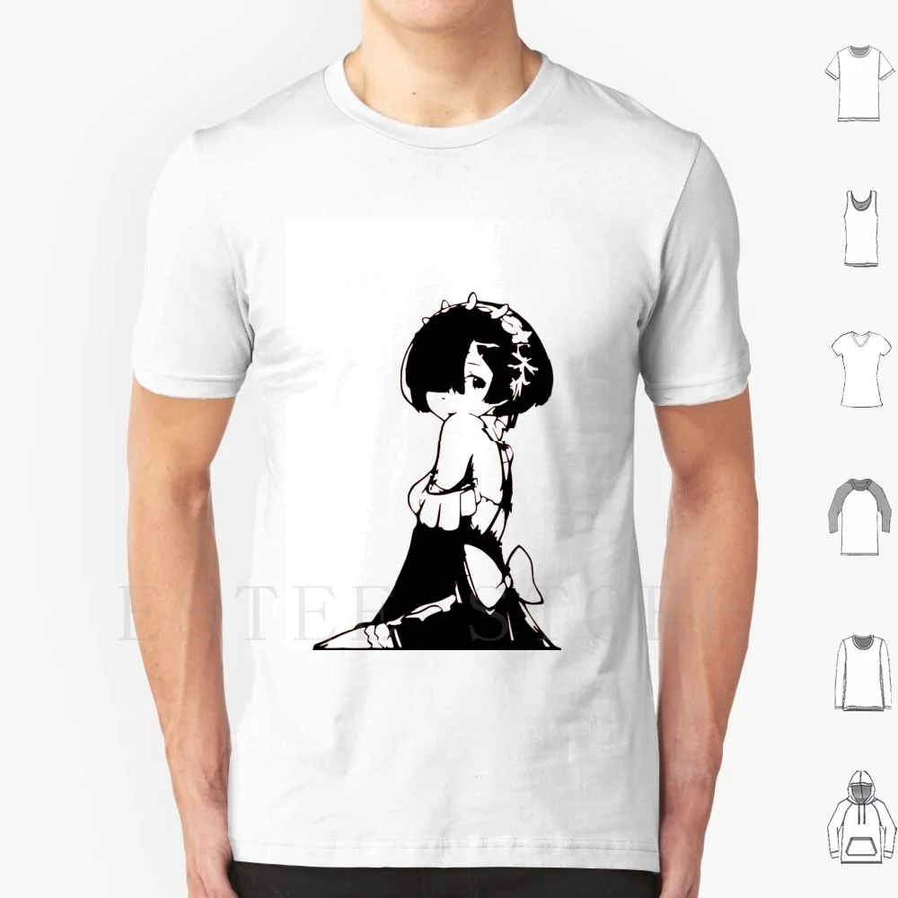 Rem Maid-T Shirt Cotton Men DIY Print Re Zero Rem Zero Anime Manga Light Novel Demon Oni Waifu Best Girl Weaboo