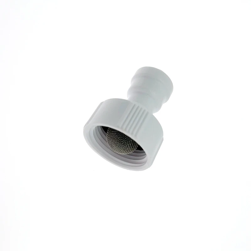 Reverse Osmosis Quick Coupling 3/4 Inch Screw Thread TO 1/4 OD Hose Connection Straight RO Water Plastic Pipe Fitting