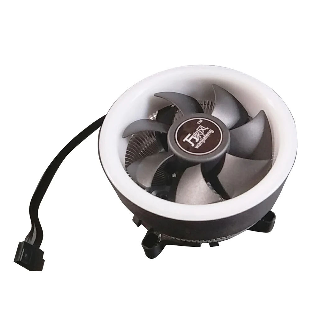 RGB LED CPU cooler Cooling heatpipe CPU fan 3Pin PC Cooling fan Radiator heatsink for Intel AMD