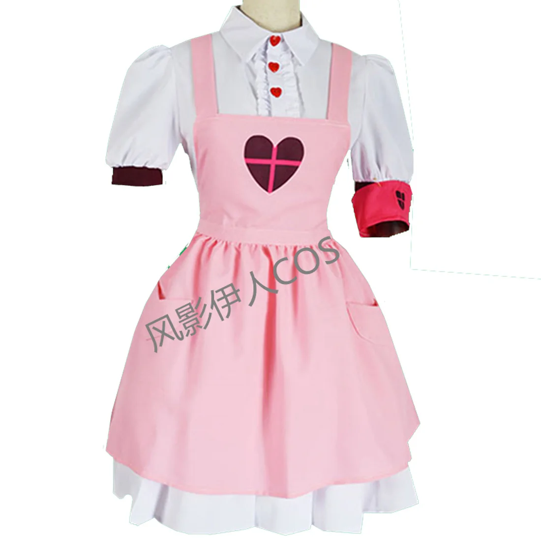 

2021 Youtuber Natori Sana Maid Apron Dress Nurse Uniform Outfit Cosplay Costumes