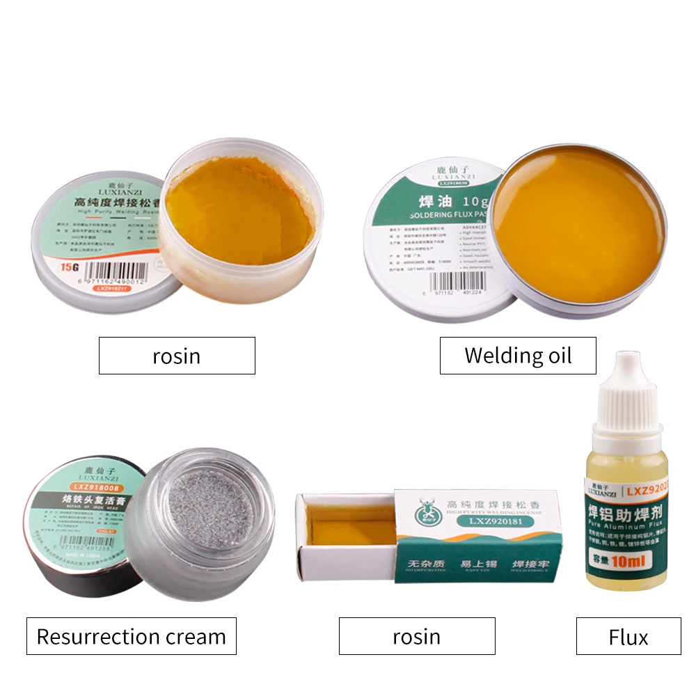 LUXIANZI 10g Solder Paste Flux For Soldering Iron Tip Head Clean  PCB BGA Welding Repair Tools High Purity Durable Rosin Fluxs