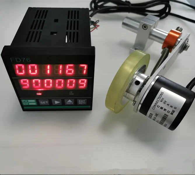 Edge Banding Machine Meter Counter Roller Type High-precision Electronic Digital Meter Counter Meter Counter Encoder