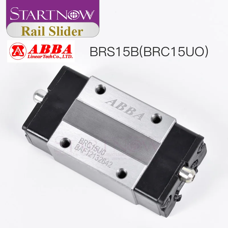 

Startnow ABBA BRC15U0 BRS15B Slider Block Linear Rail Guide Bearing Original China Taiwan Rail Slider Block