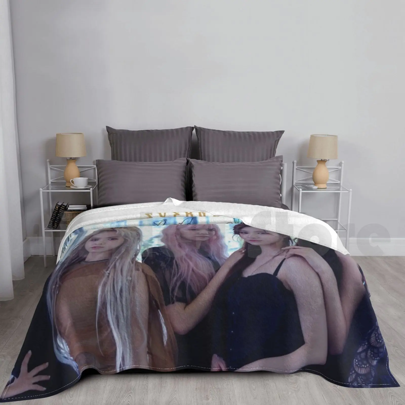 Blanket Everglow ? ? ? ? ?-Hush : Group ( With Printed Autographs ) | Design #2 2690 ? ? ? ? ? Adios