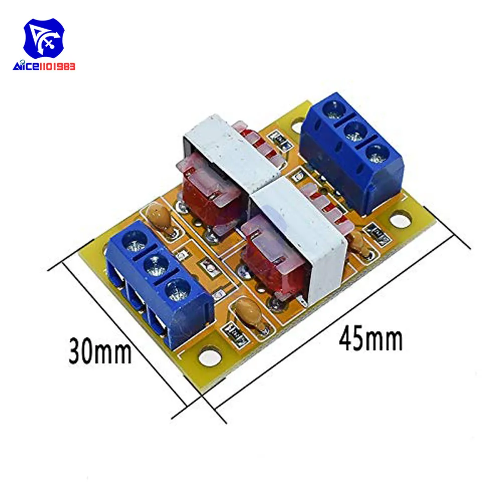 Stereo/Audio Isolator Vehicle Common Ground Suppression Interference Noise Isolation Module Transformer Coupler