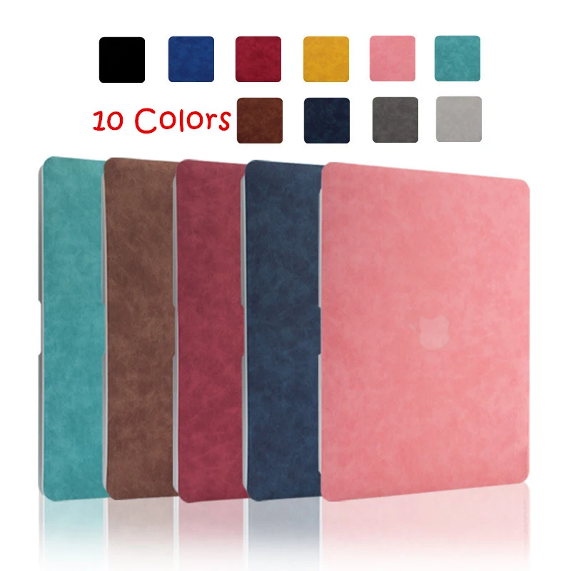 

PU Leather Skin Vynl Decal Cover For MacBook Air Pro 13 15" 16" A2179 A2337 A1466 A2251 A2338 A2289 A1932 A2141 A1706 Shell Skin