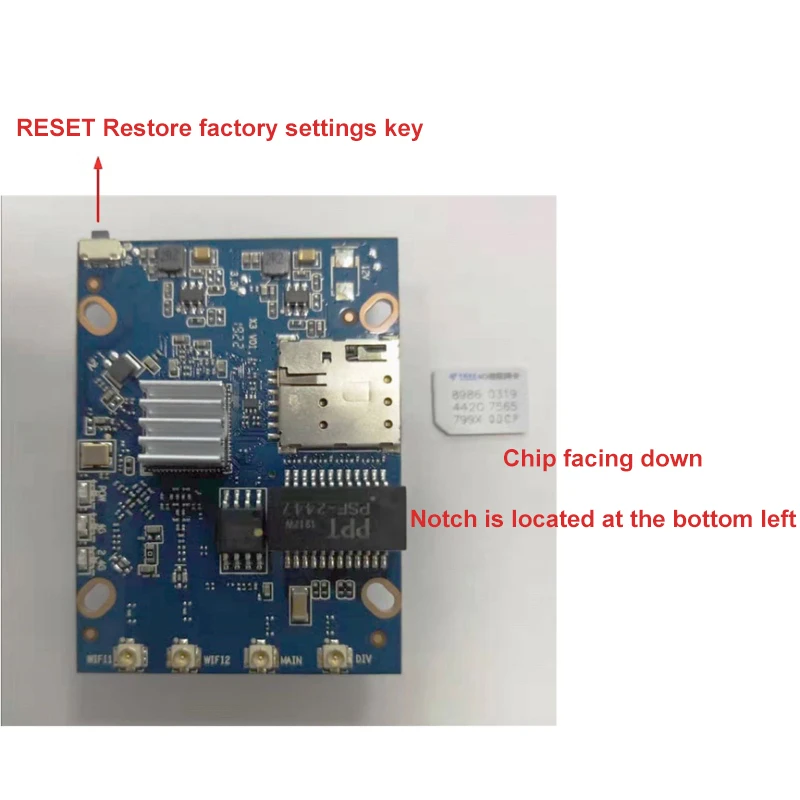 300Mbps Industrial Wireless Router Board PCBA 4g Lte Router With Sim Card Slot And RJ45 Port Support B1/B3/B5/B8/B38/B39/B40/B41