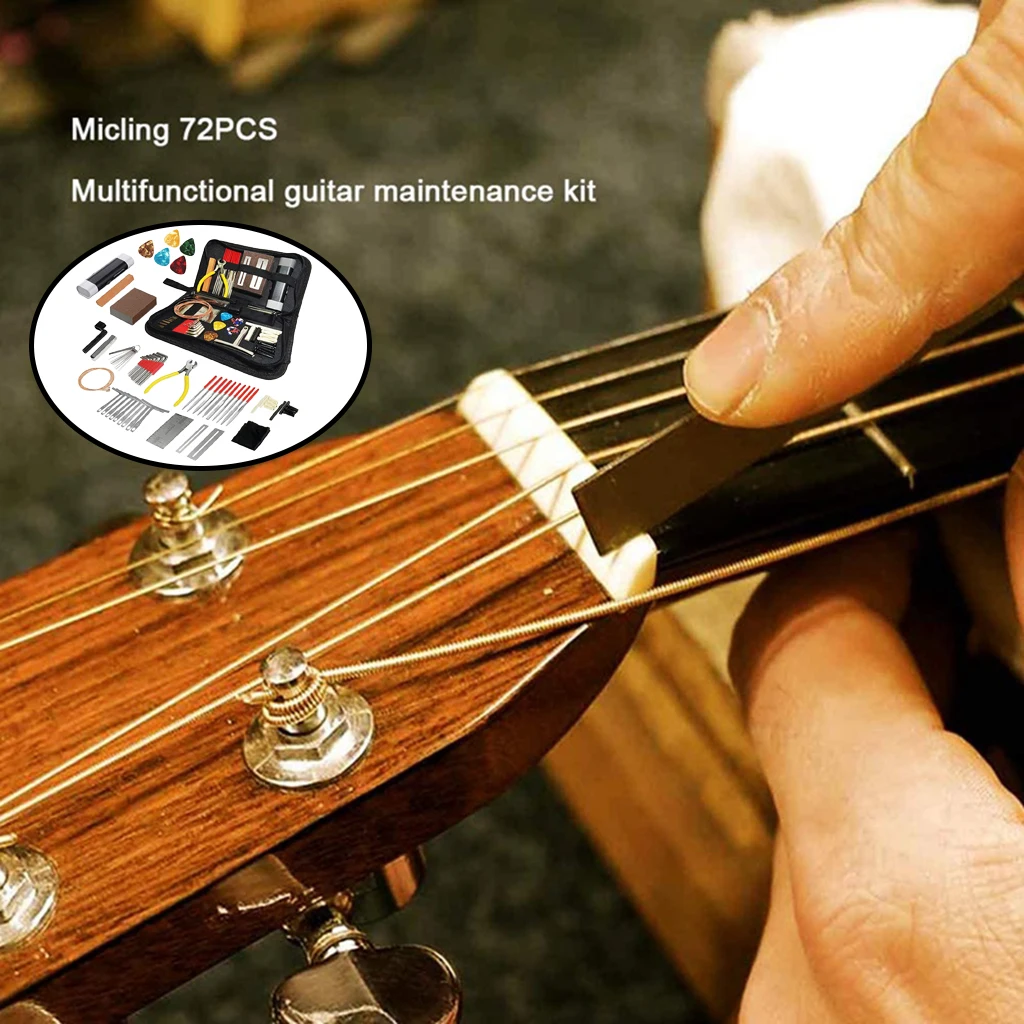 Guitar Repair Tools Kit Maintenance Tool Kit Acoustic Guitar Cleaning Maintenance Luthier Tools