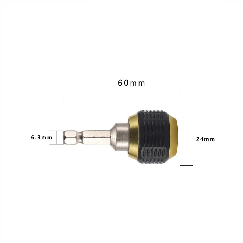 1/4 Inch Keyless Drill Chuck Adapter Self-tighten Electric Drill Bits Collet Chucks 1/4\