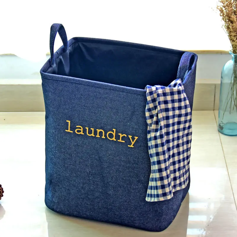 Large Sized  Freestanding Laundry Hamper Collapsible Large Clothes Basket with Easy Carry Extended Handles for Clothes Toys