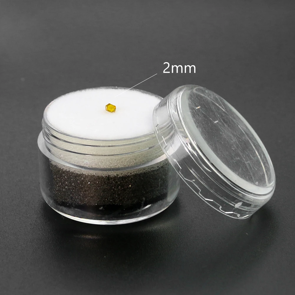 Diamants cultivés en laboratoire avec boîte de rangement, Collection créative, exposition d'ornement