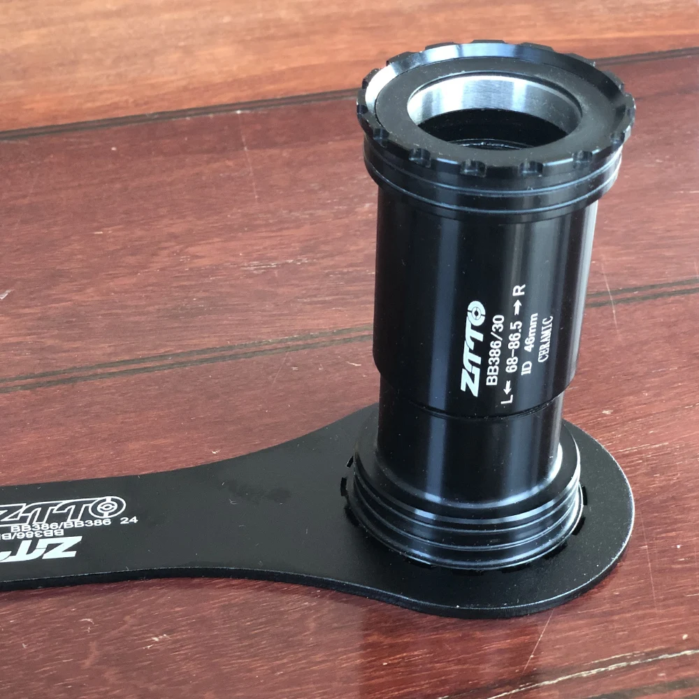 ZTTO BB386 Ceramic Bearing Press Fit Bottom Brackets 30mm Axis for
