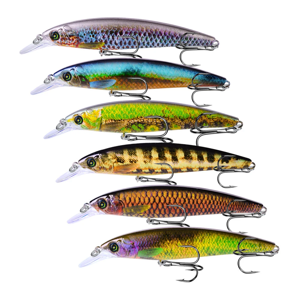 

JOF Mini Minnow Wobblers Floating Fishing Lures Minnow Crankbait Artificial Hard Swimbait Fish Lure Pike Wobblers