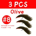 3 Uds. Aceitunas Tamaño 8