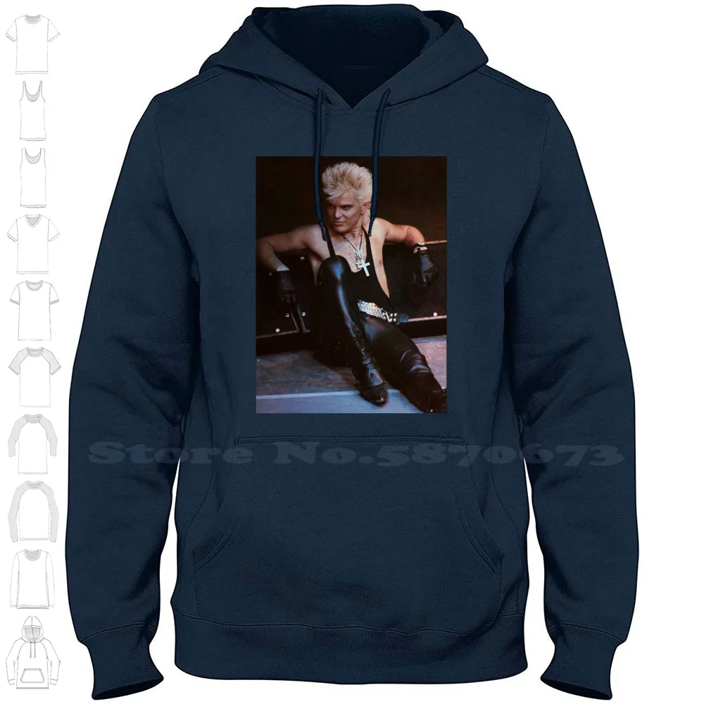 Billy Idol 100% Cotton Hoodie T-Shirt Billy Idol Stevie Ray Vaughan Modest Mouse Kip Moore John Travolta Shia Labeouf Tom Hardy