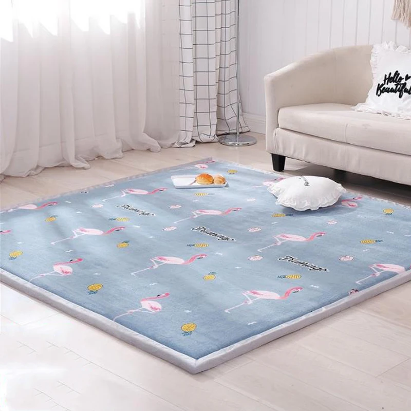 

3cm print Simple Tatami Mats Large Carpets Thickened Bedroom Carpet Children Climbed Play mat Home Living Room Rug Floor Rugs