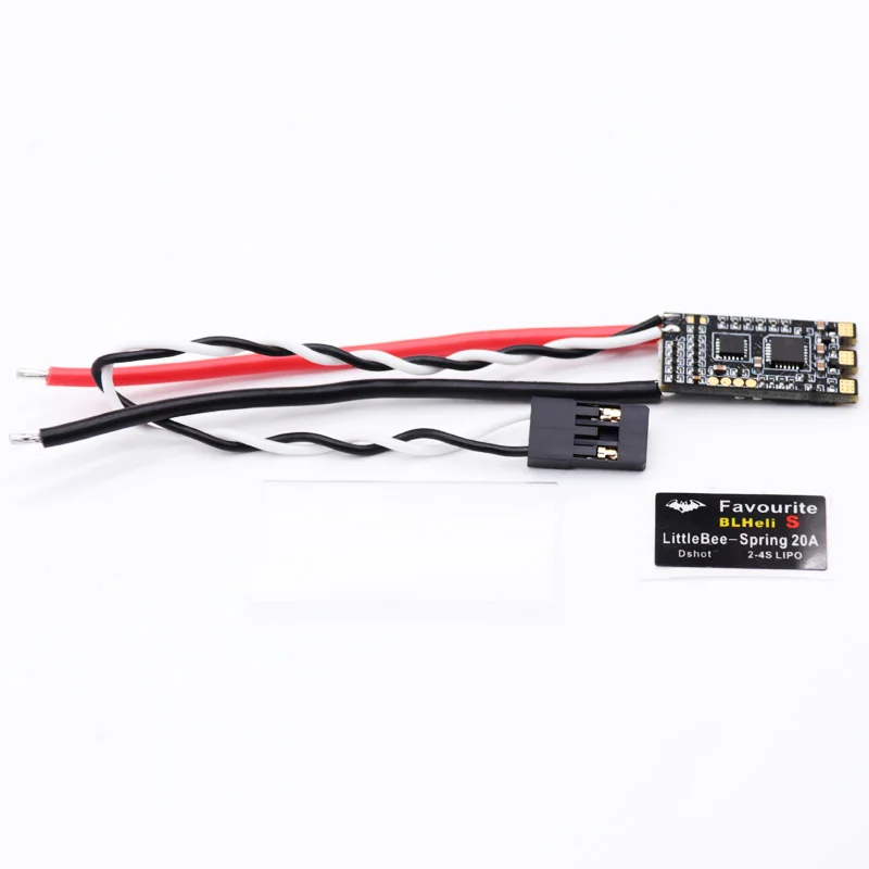 Favourite FVT LittleBee 20A-S 20A S ESC BLHeli_S BLHeli S OPTO 2-4S Supports Mulitshot OneShot125 Oneshot42 Multicopter